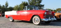 Red and White 1955 Chev Front.JPG