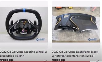 2022 C8 Corvette Steering Wheel W 2022 C8 Corvette Dash Panel Black.jpg