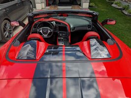 ACS C7 Speedster Tonneau with Windscreen