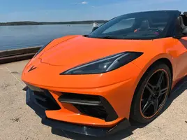 C8 - Front Splitter - Carbon Flash