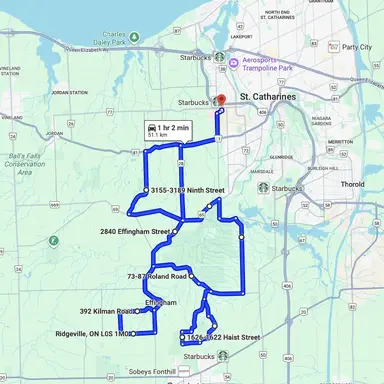 Corvette Cruise - St. Catharines to Short Hills Provincial Park in Reverse - Oct 25 at 0900 event image
