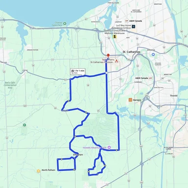 Corvette Cruise - St. Catharines to Short Hills Provincial Park - Aug 22 at 0900