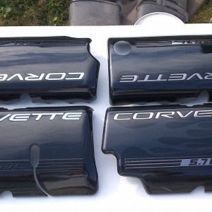 Flamed engine covers