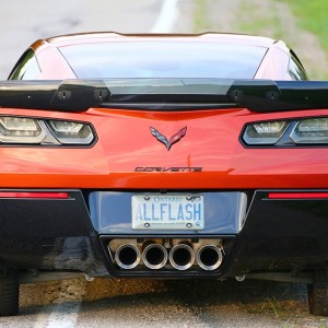 ALLFLASH Corvette C7 Z06 View from behind