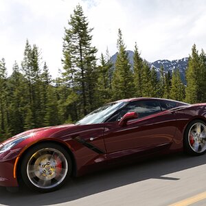 Red Corvette in the Rockies 6-03-2017.jpg