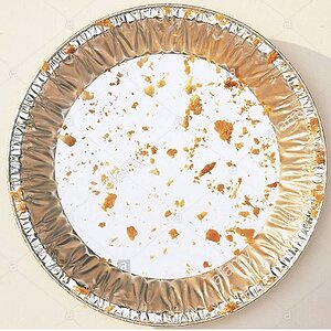 fl4146-steve-lawrence-overview-empty-pie-plate-crumbs-B8BP5C.jpg