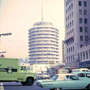 1962 Capitol Records Building and AA Airlines Building from .jpg