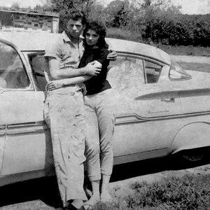 Richard case and Girlfriend (Wife of 56 years)1962.jpg