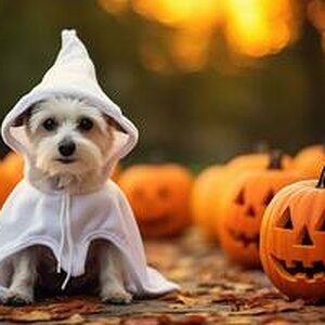 dog-wearing-a-ghost-costume-sitting-between-pumpkins-for-halloween-in-autumn-background-genera...jpg