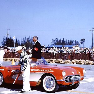 Daytona 1956 0 Chevy Corvette pace car.jpg